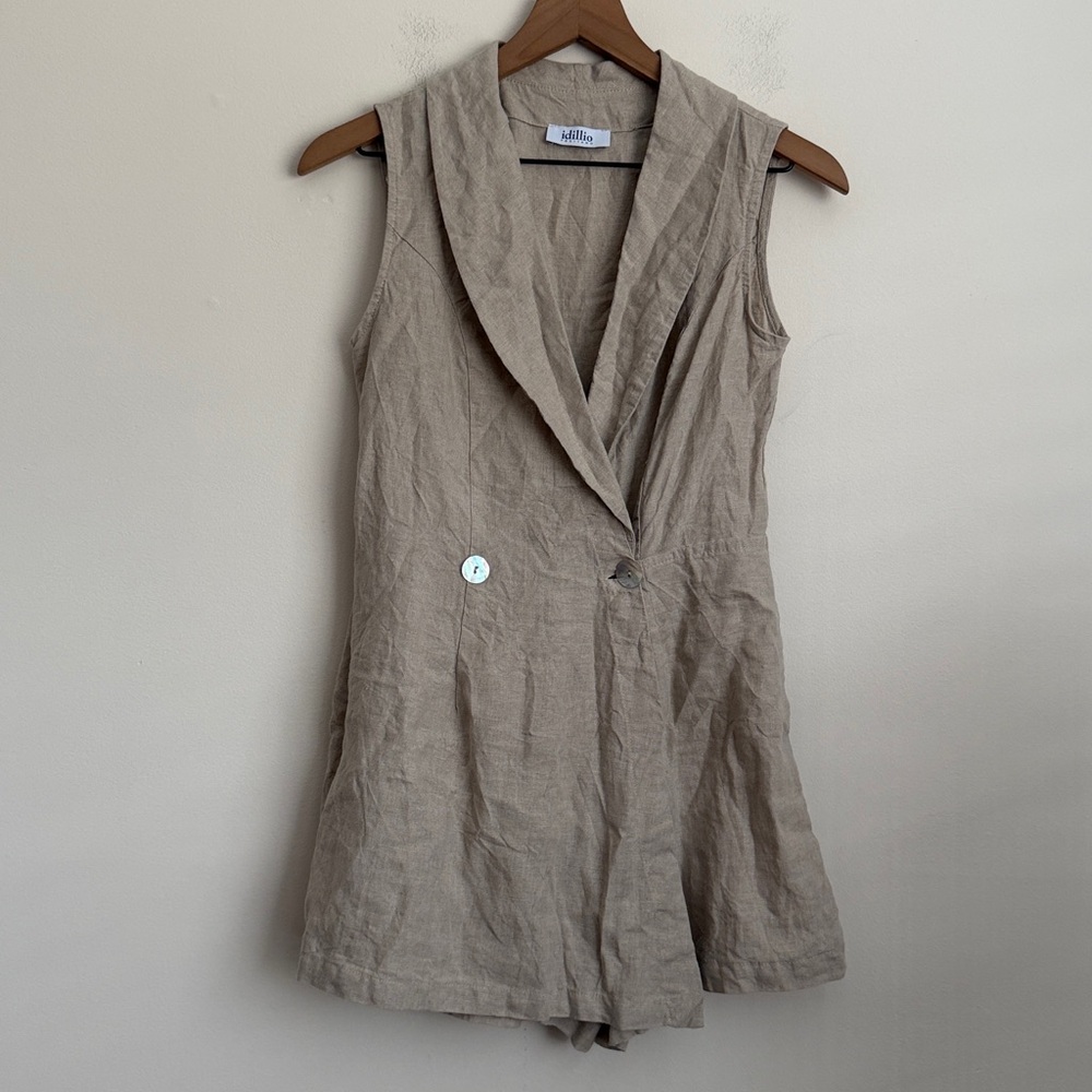 Idillio Positano Linen Romper XS